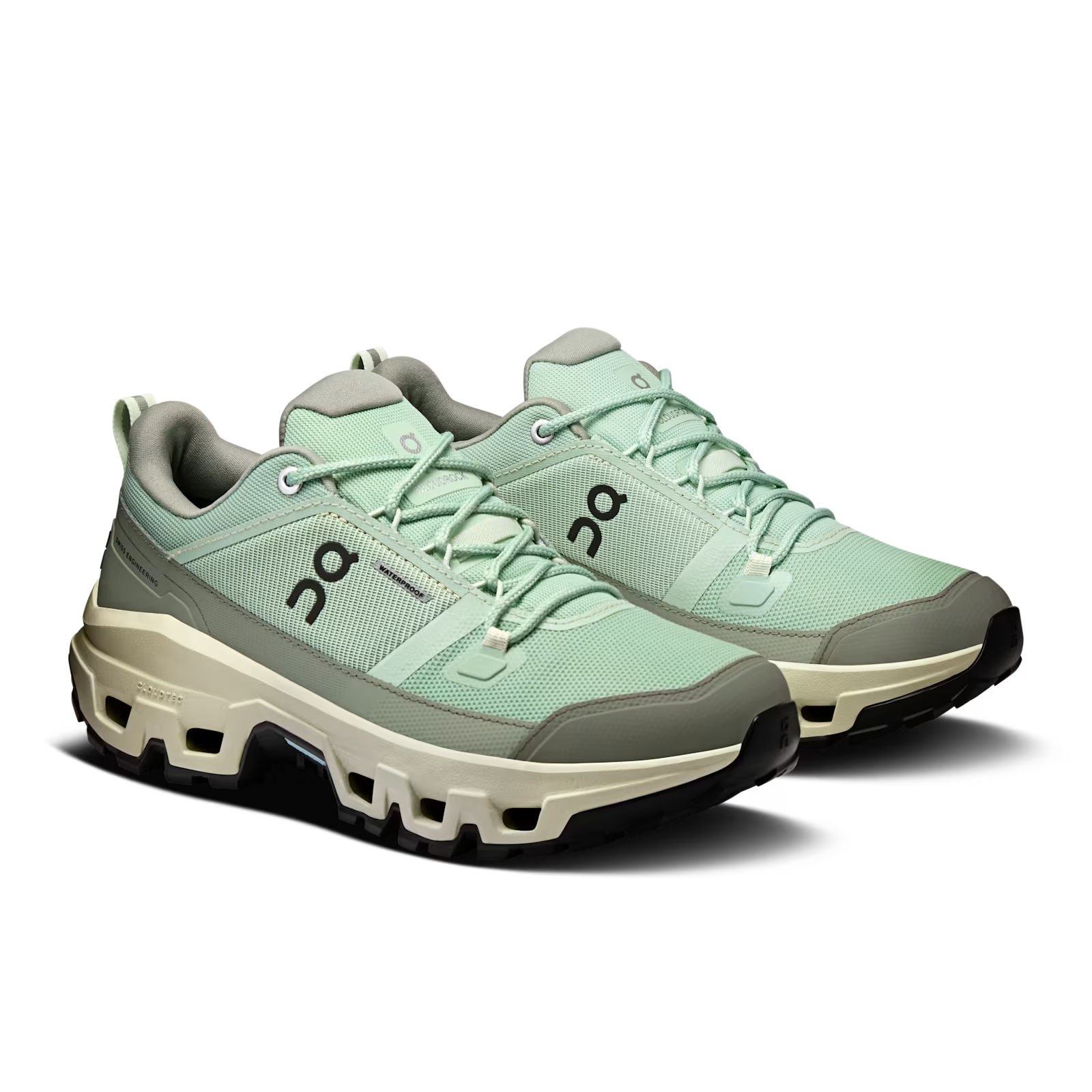 On Running Cloudrock Low Waterproof Mineral Aloe (W)