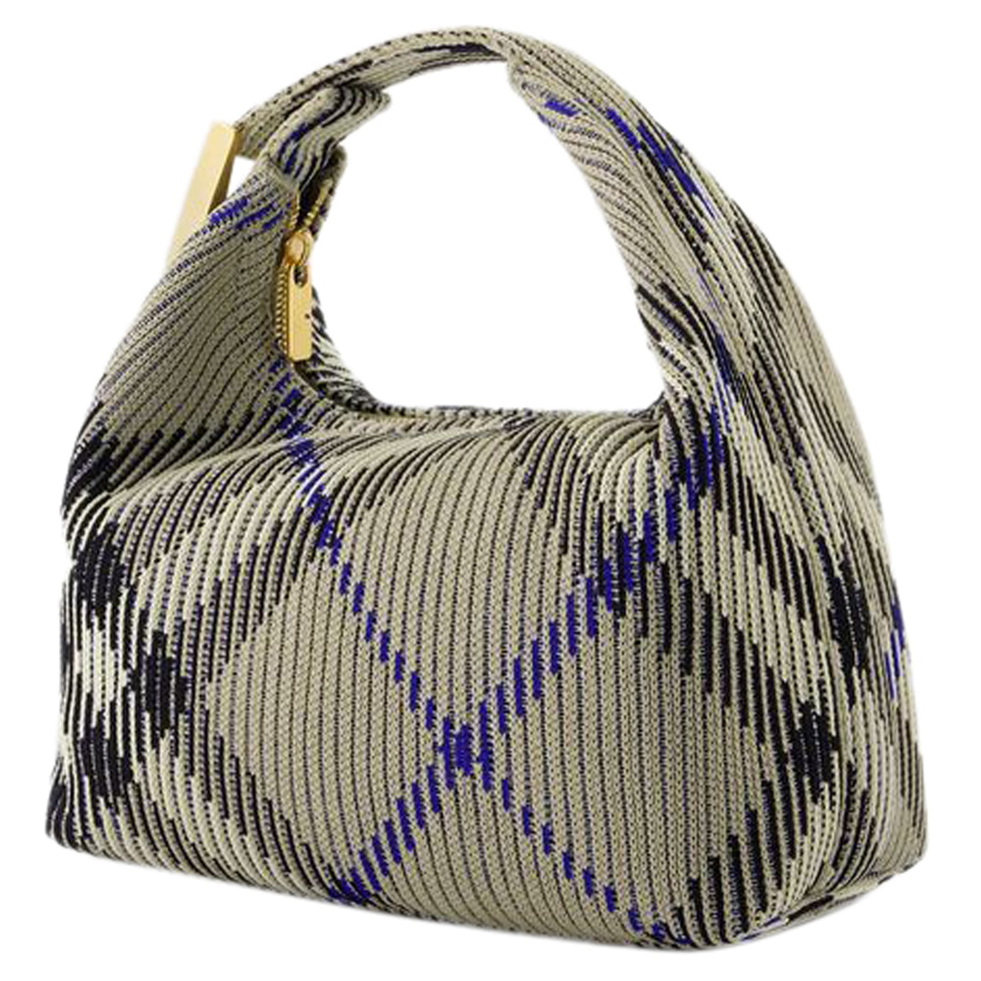 Mini Peg Purse - Burberry - Nylon - Neutral