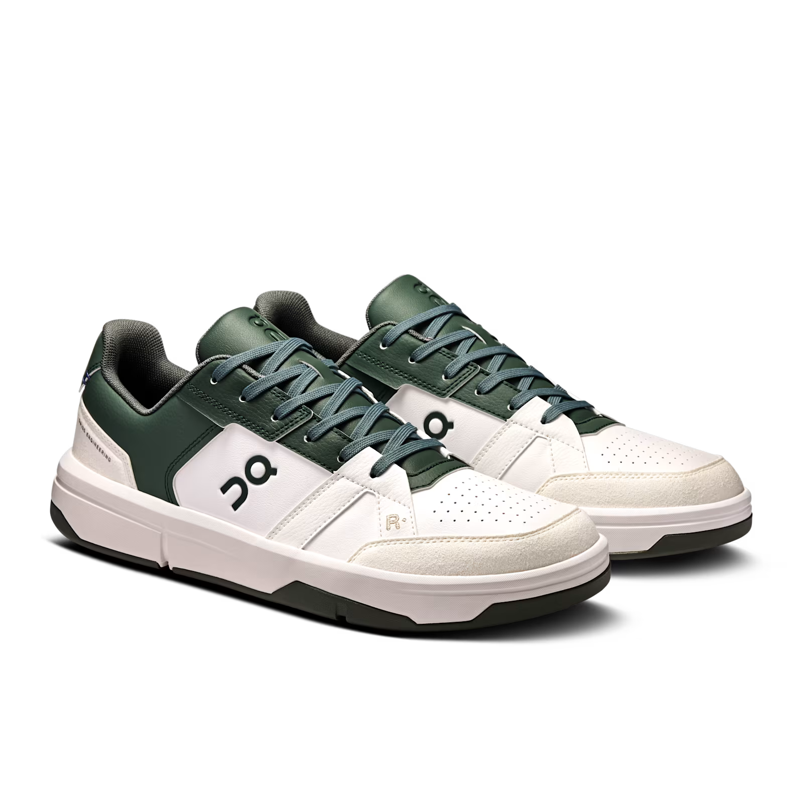 On Running The Roger Clubhouse White Olive