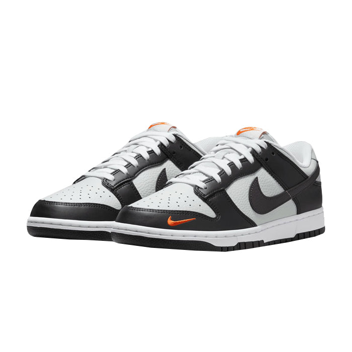 Nike Dunk Low Black Total Orange Mini Swoosh