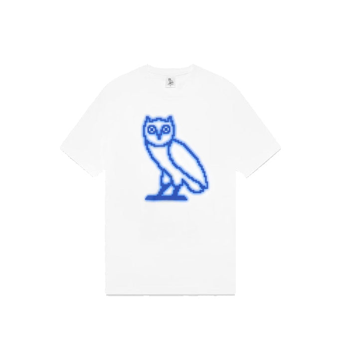 OVO Pixelated Owl T-Shirt White Available at Pick your kiicks.