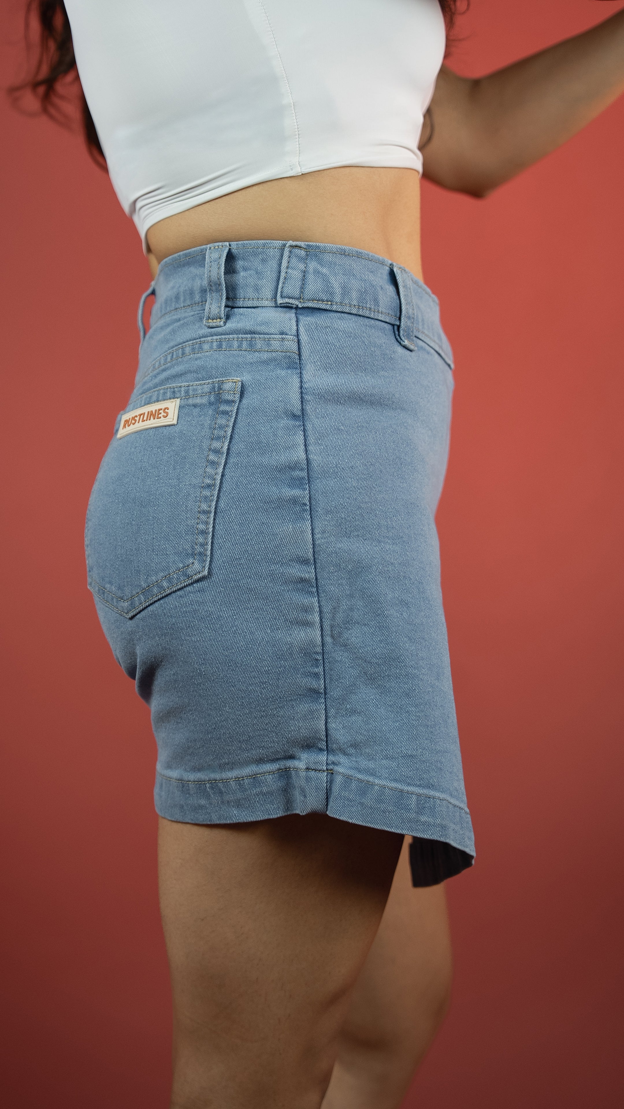 BLUE DENIM WOMEN'S SKORT
