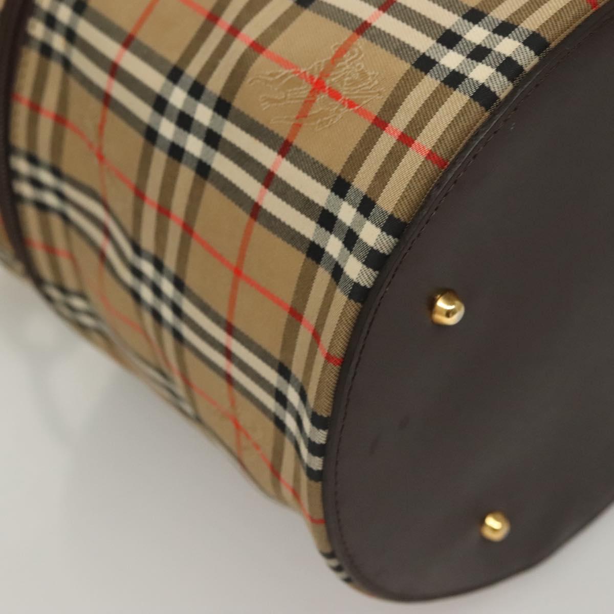Burberry Nova Check Canvas Handbag (Pre-Owned)