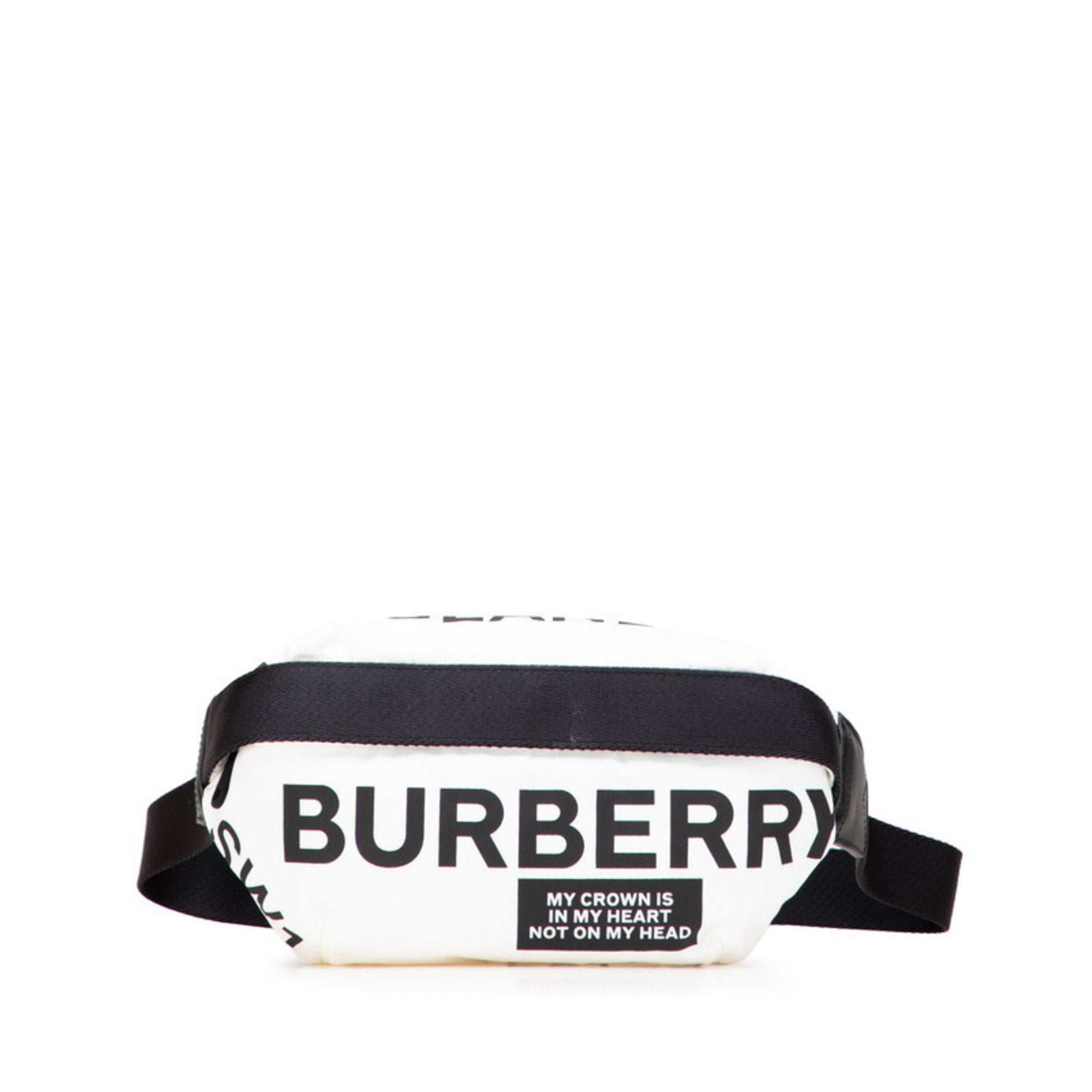 Burberry Nylon Leather Sling Bag (Pre-Owned)