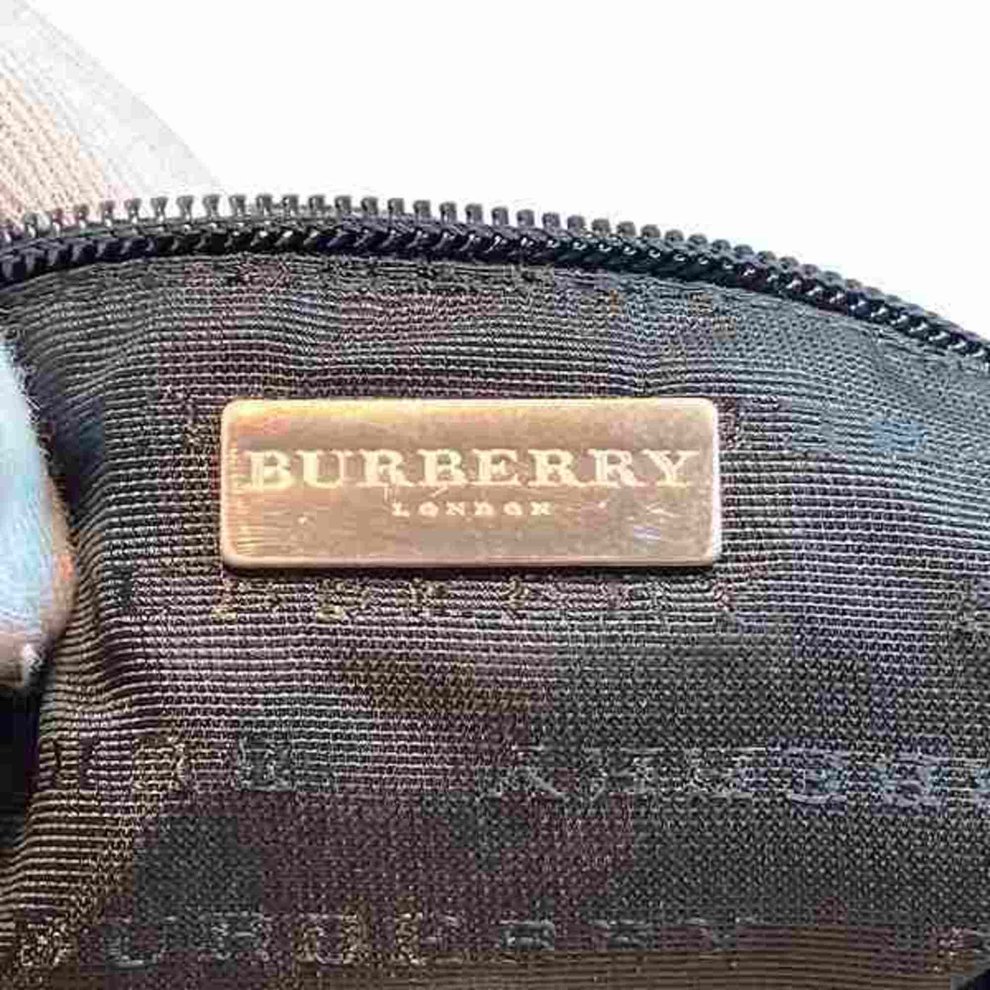 Burberry Pvc Leather Shoulder Bag (Pre-Owned)