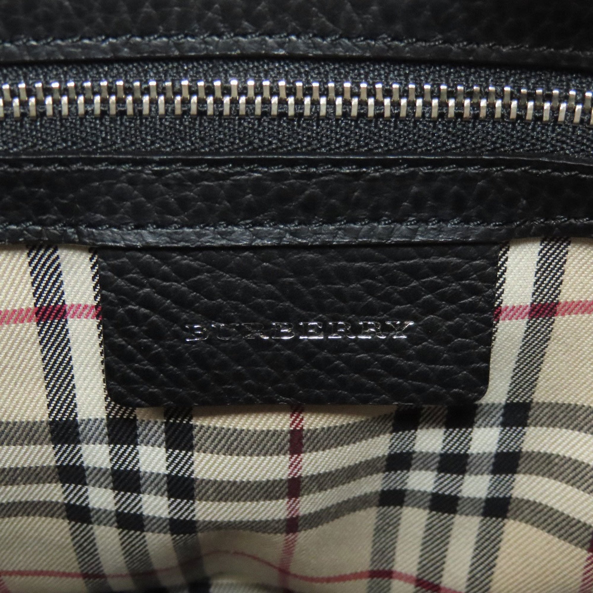 Burberry Leather Tote Bag (Pre-Owned)