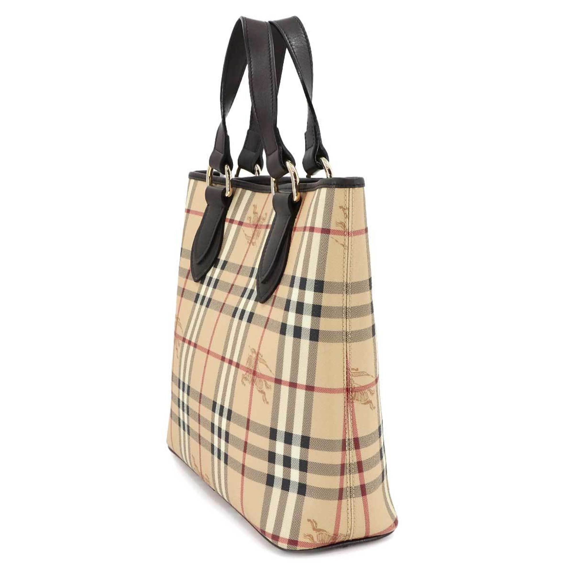 Burberry Pvc Leather Tote Bag (Pre-Owned)