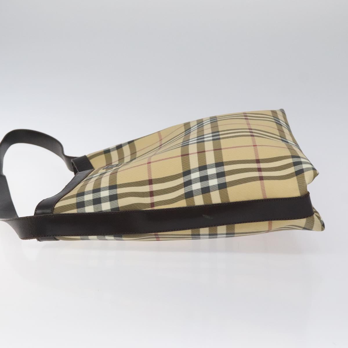 Burberry Nova Check Canvas Shoulder Bag (Pre-Owned)