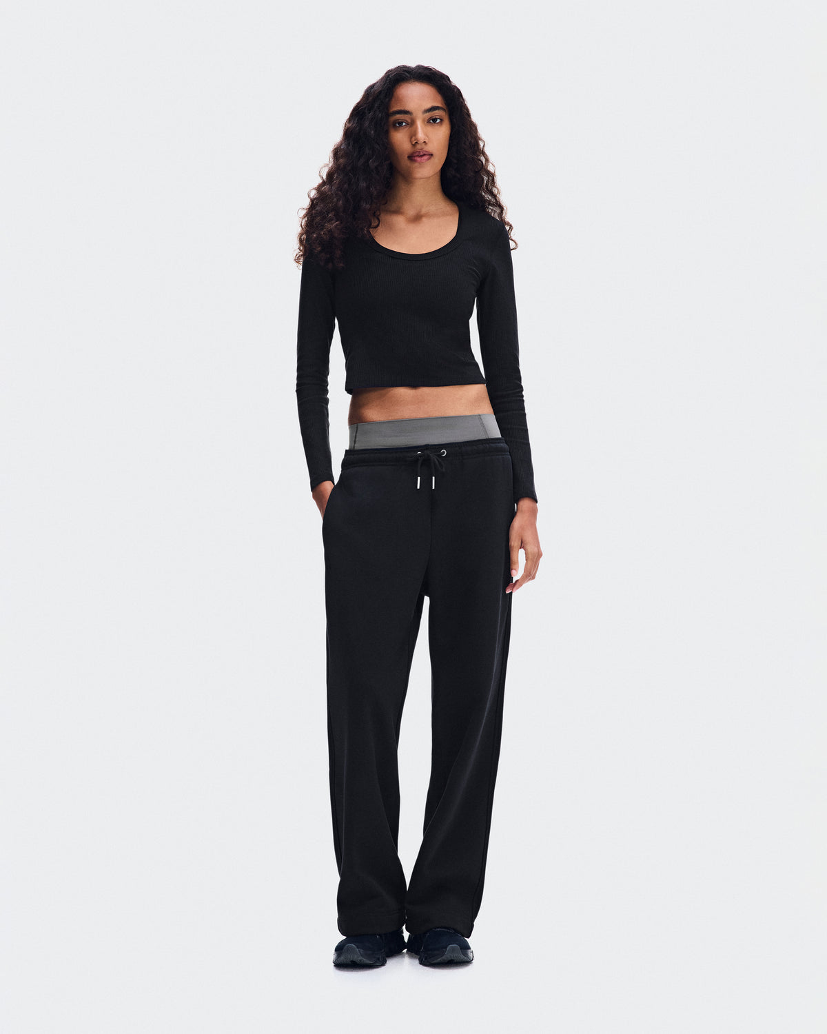 All-Day Ribbed Long-T - Womens