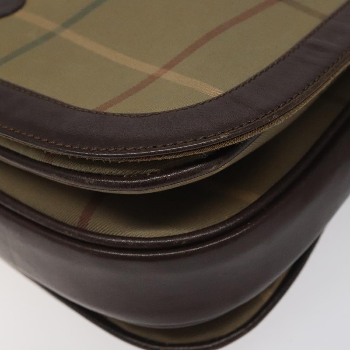 Burberry Canvas Shoulder Bag (Pre-Owned)