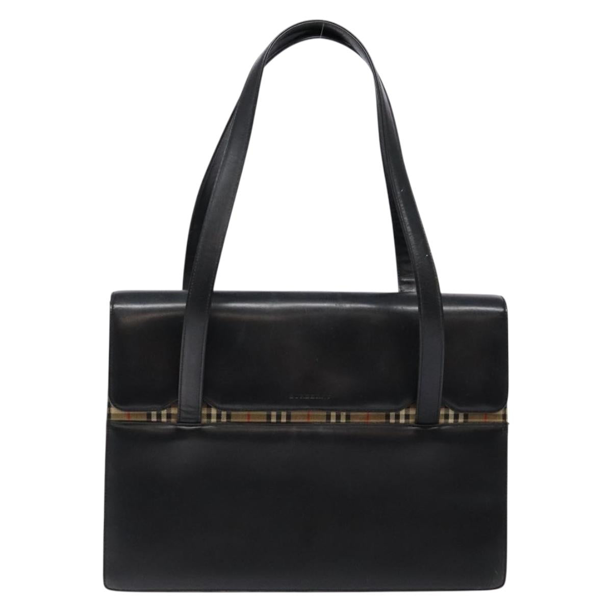Burberry Leather Handbag (Pre-Owned)