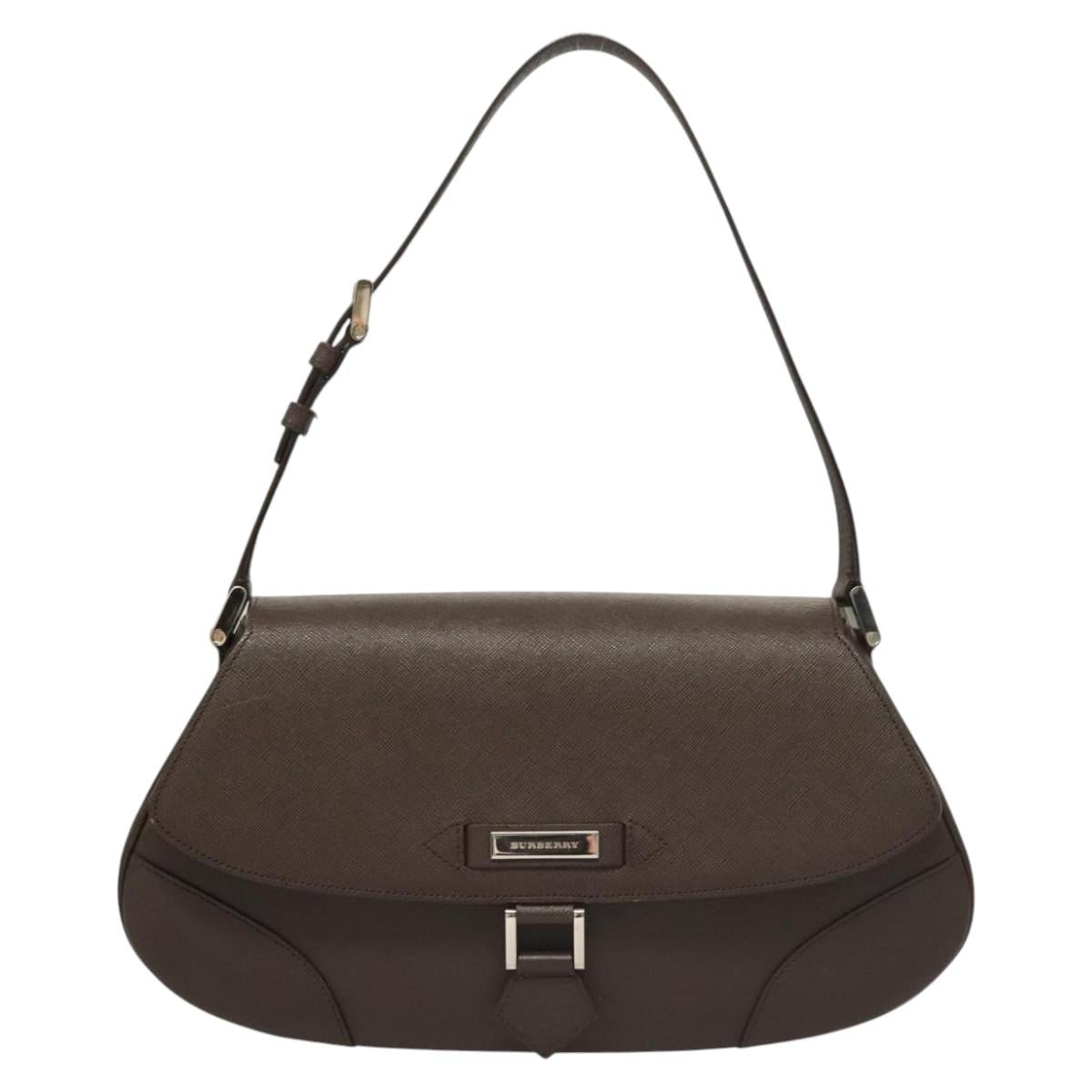 Burberry Leather Shoulder Bag (Pre-Owned)