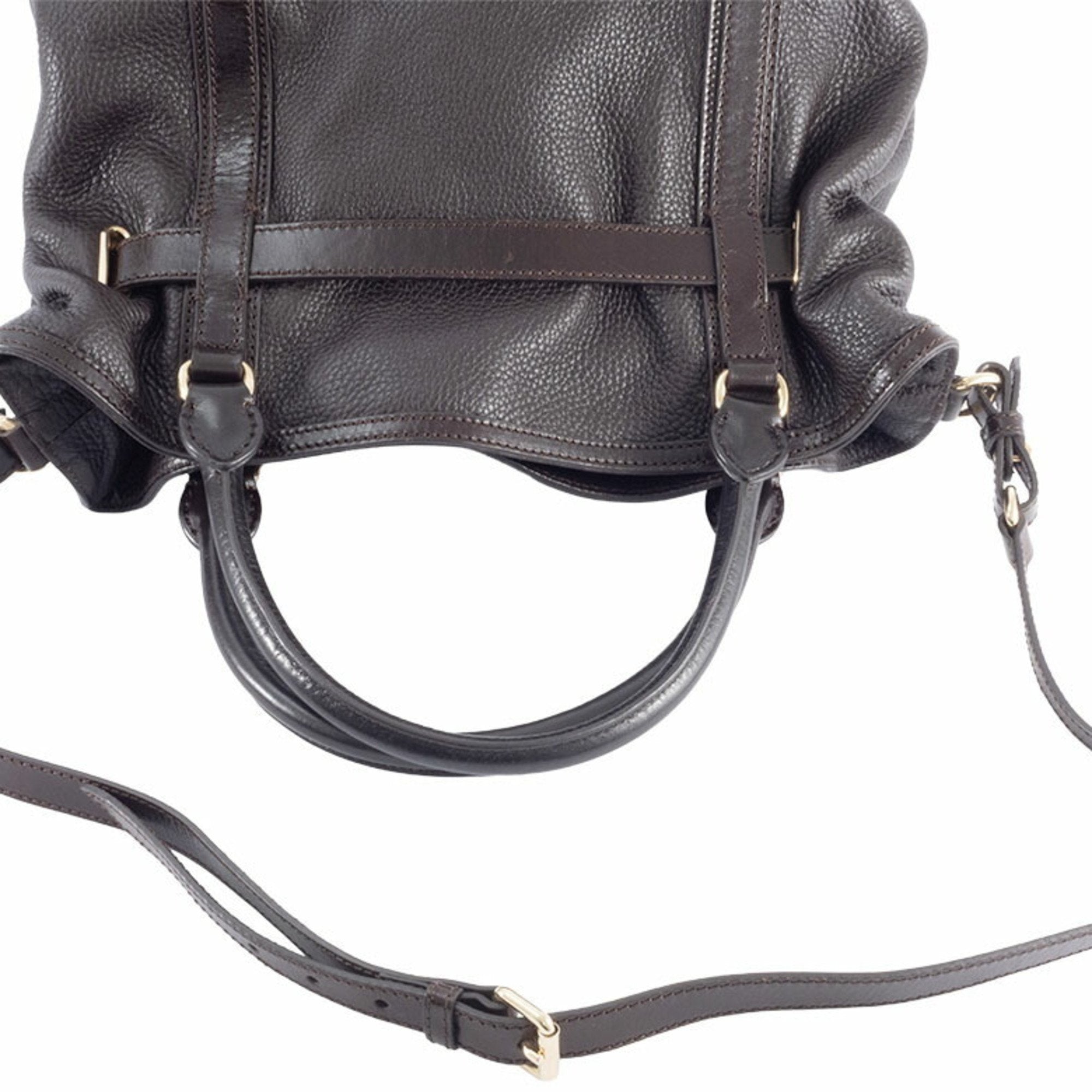 Burberry Leather Handbag (Pre-Owned)