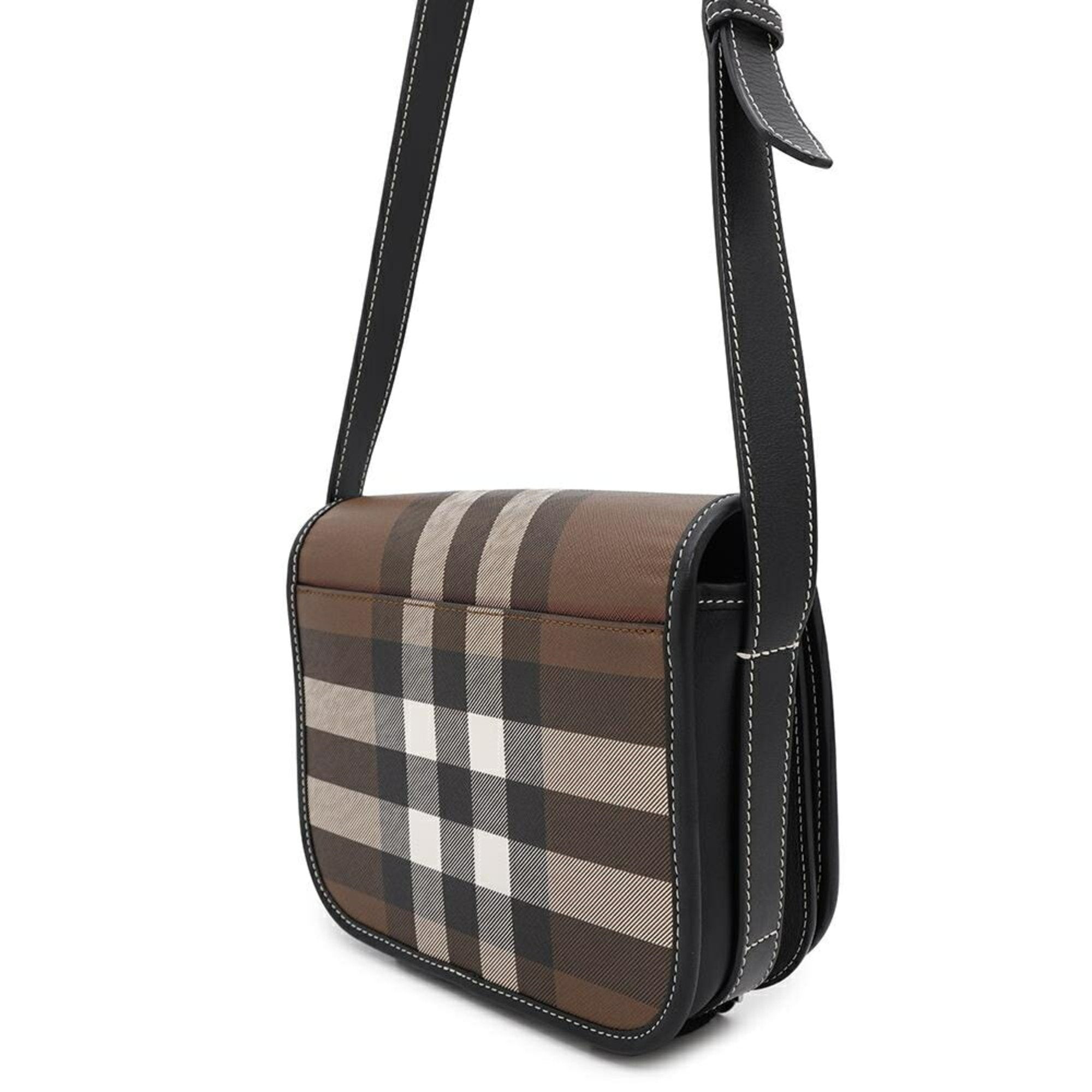 Burberry Pvc Leather Shoulder Bag (Pre-Owned)