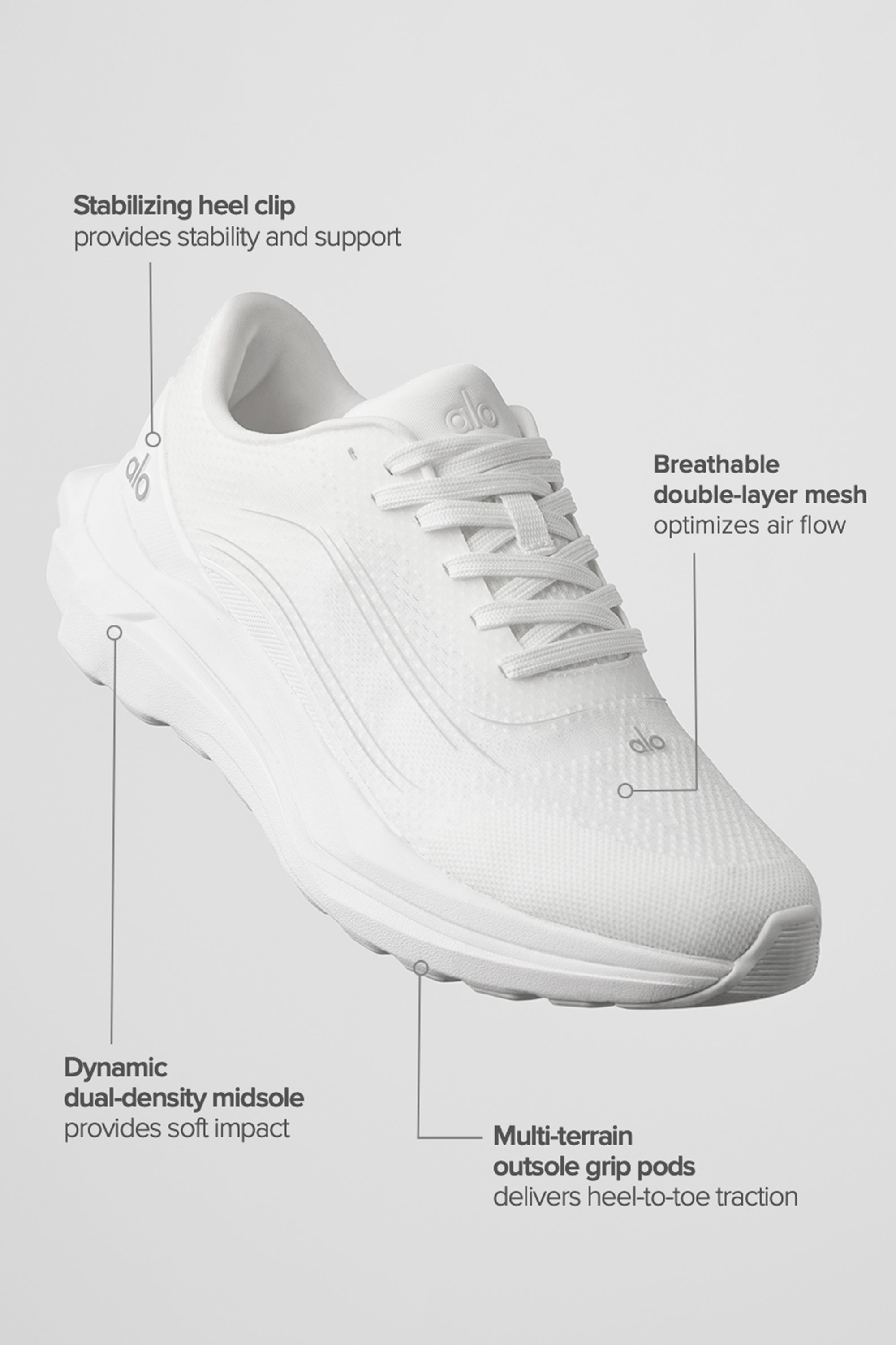 ALO Runner - White/White