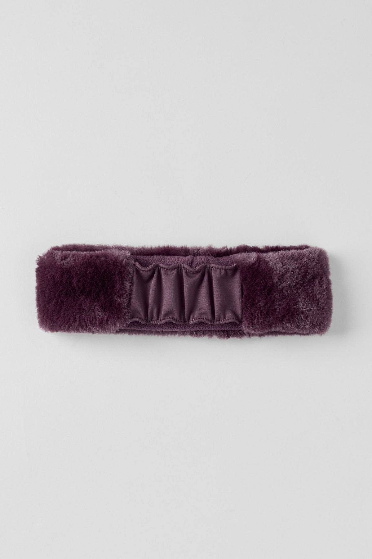 Alo Yoga Amore Faux Fur Earwarmer - Rich Bordeaux