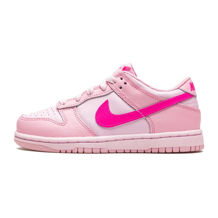 Nike Dunk Low Triple Pink (Pre School Kids) Available at Pick your kiicks.