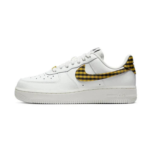 NIKE AIR FORCE 1 LOW ESSENTIAL SUMMIT WHITE BRONZINE BLACK