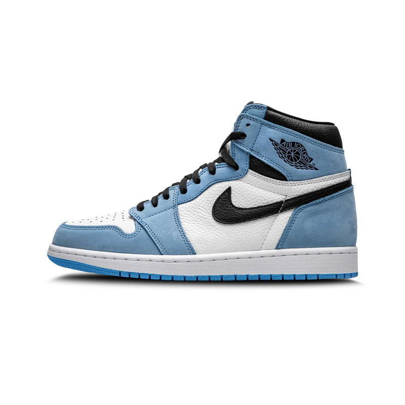 Air Jordan 1 Retro High White University Blue Black UNC
