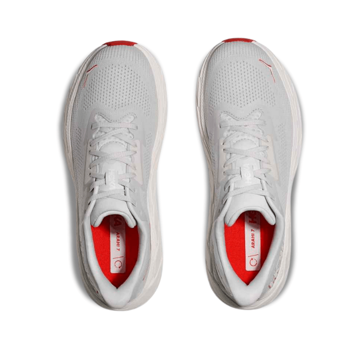 Hoka Arahi 7 Cosmic Grey Tomato