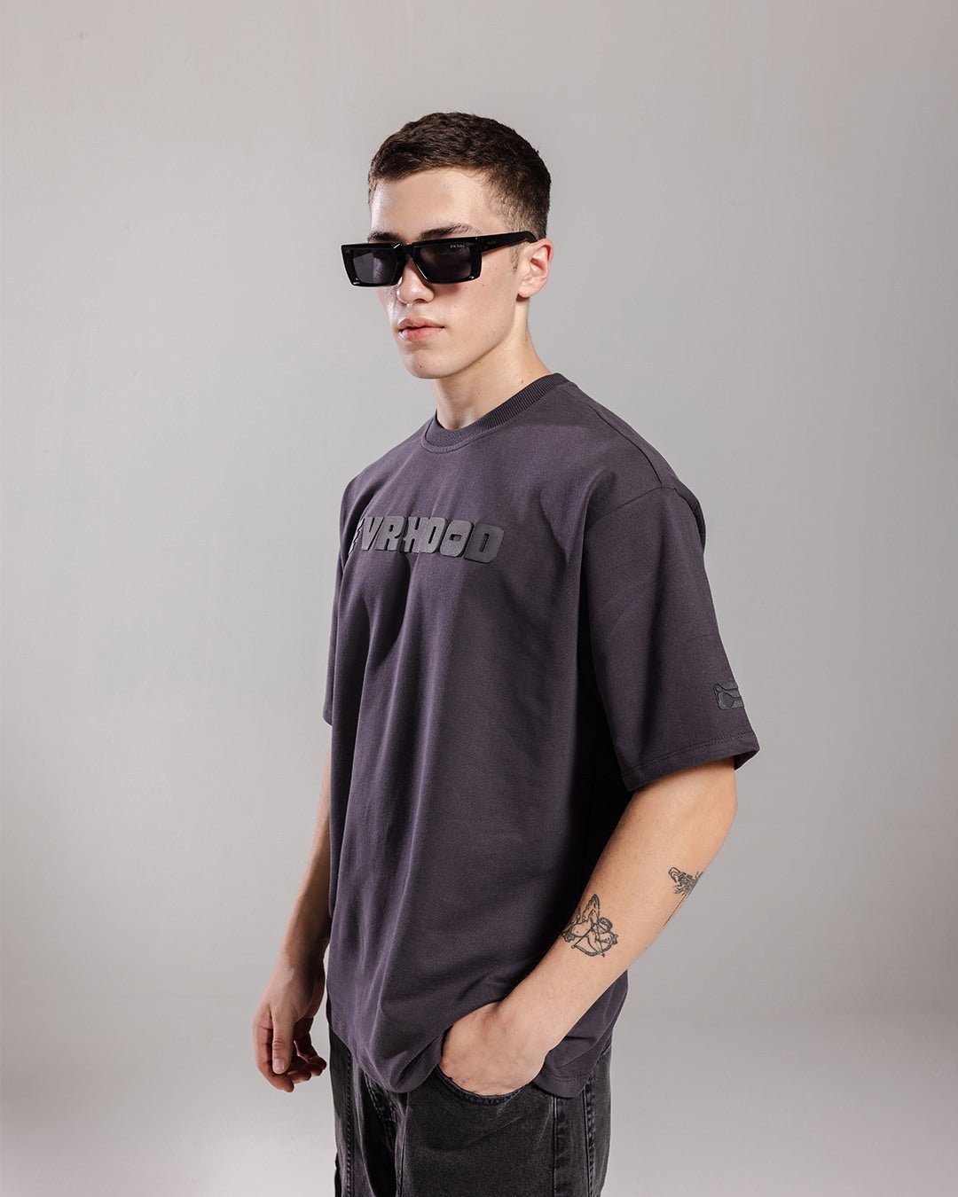 Evrhood Basics! - Charcoal Grey – Evrhood oversized basic t-shirt