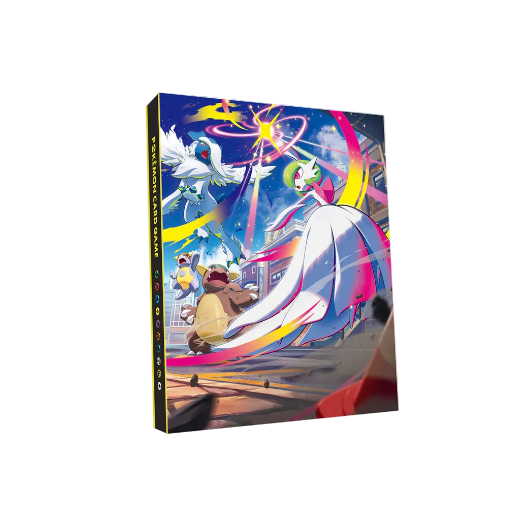 POKEMON 4-SLOT CARD ALBUM M LUCARIOAND M GARDEVOIR DESIGN