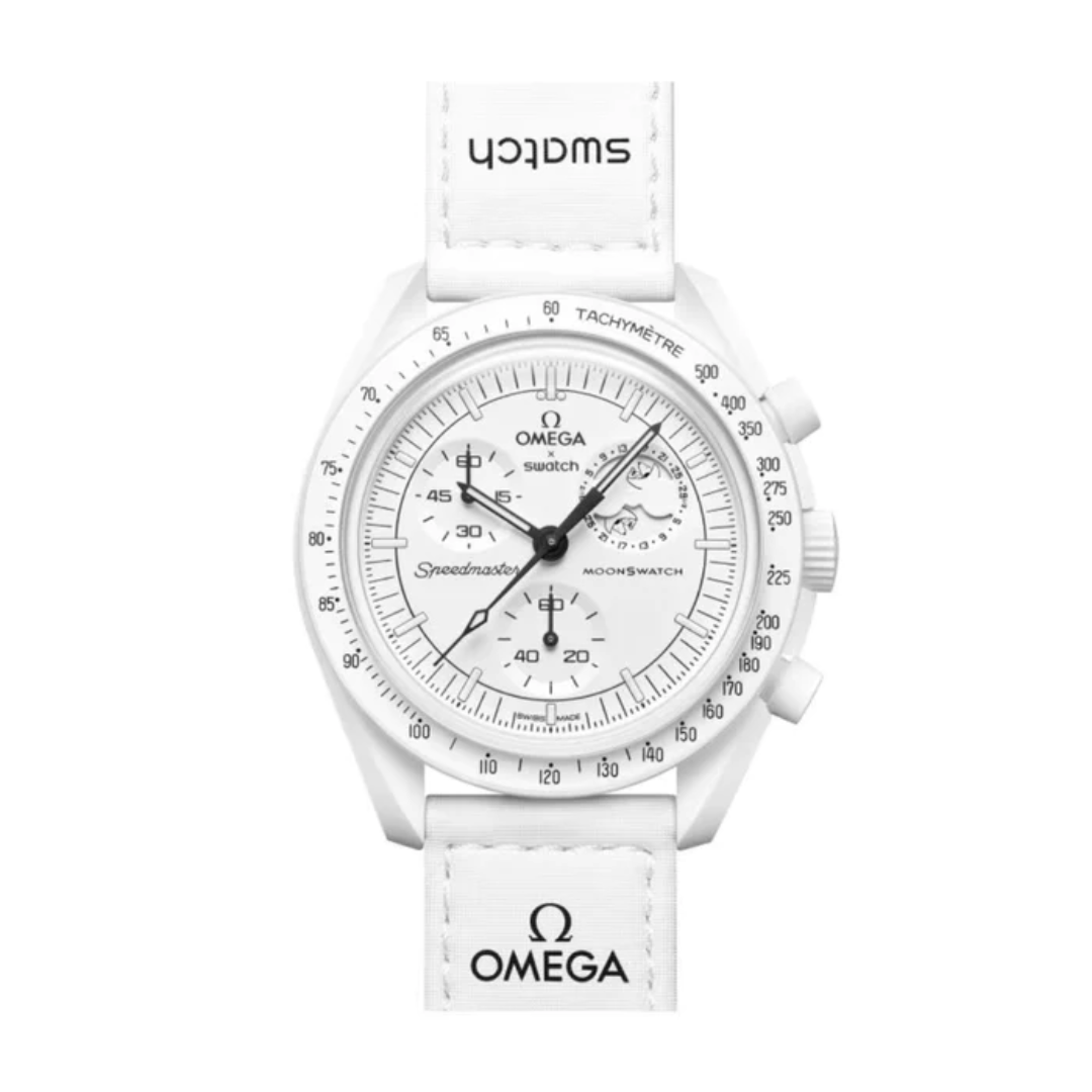 Swatch x Omega Bioceramic Moonswatch Mission To Moonphase Snoopy