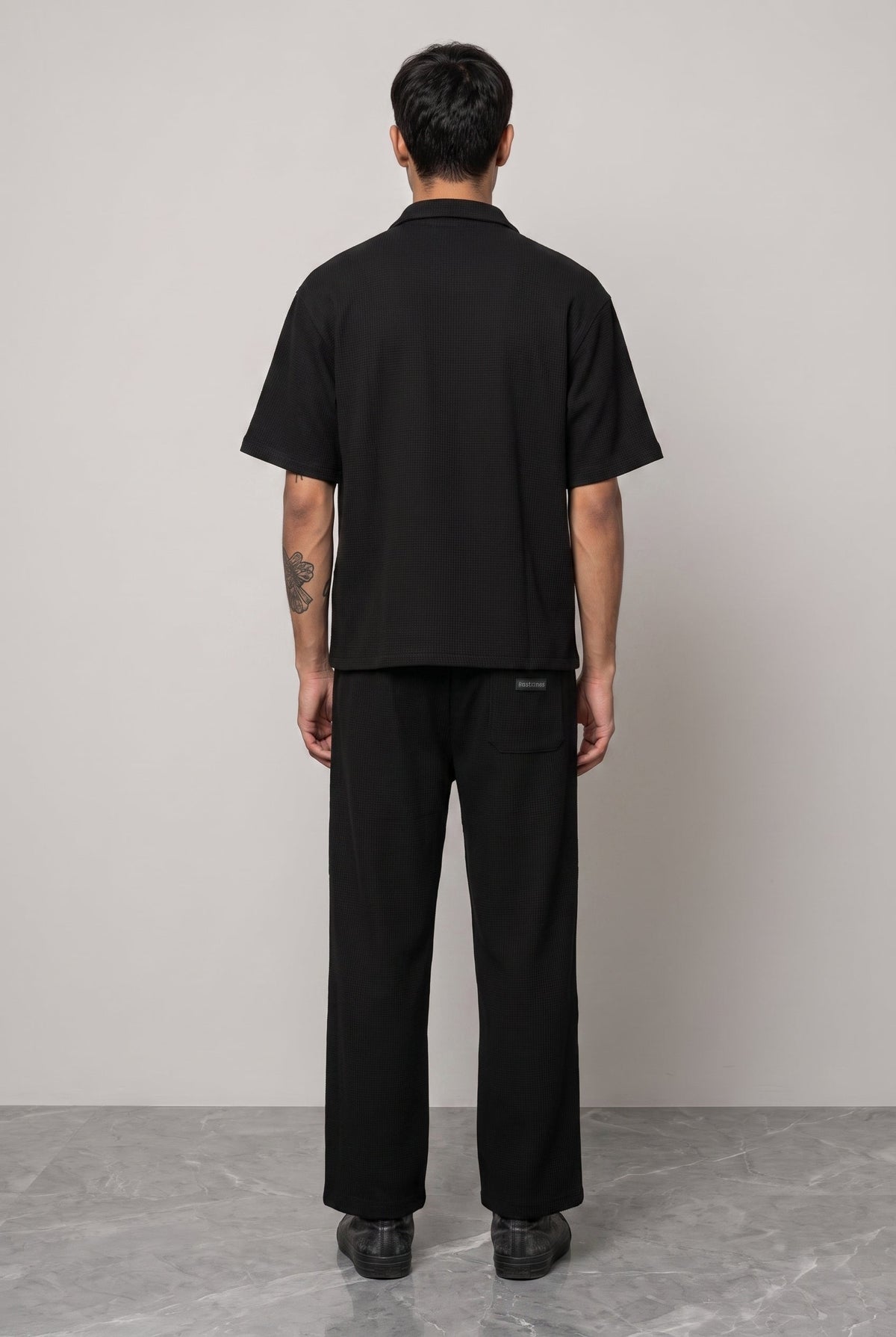 BLACK CO-ORD SET MEN'S PANT