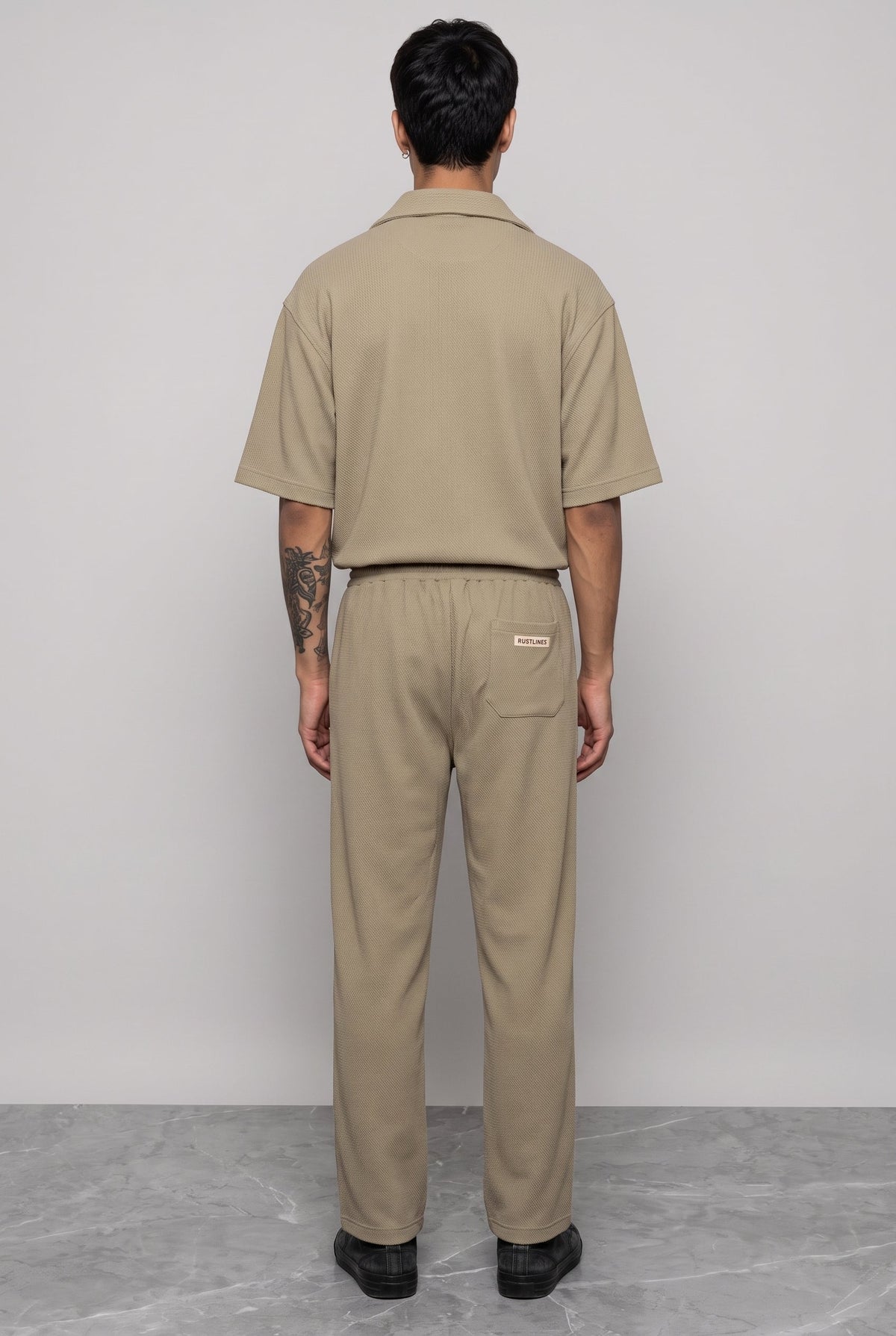 BEIGE CO-ORD SET MEN'S PANT