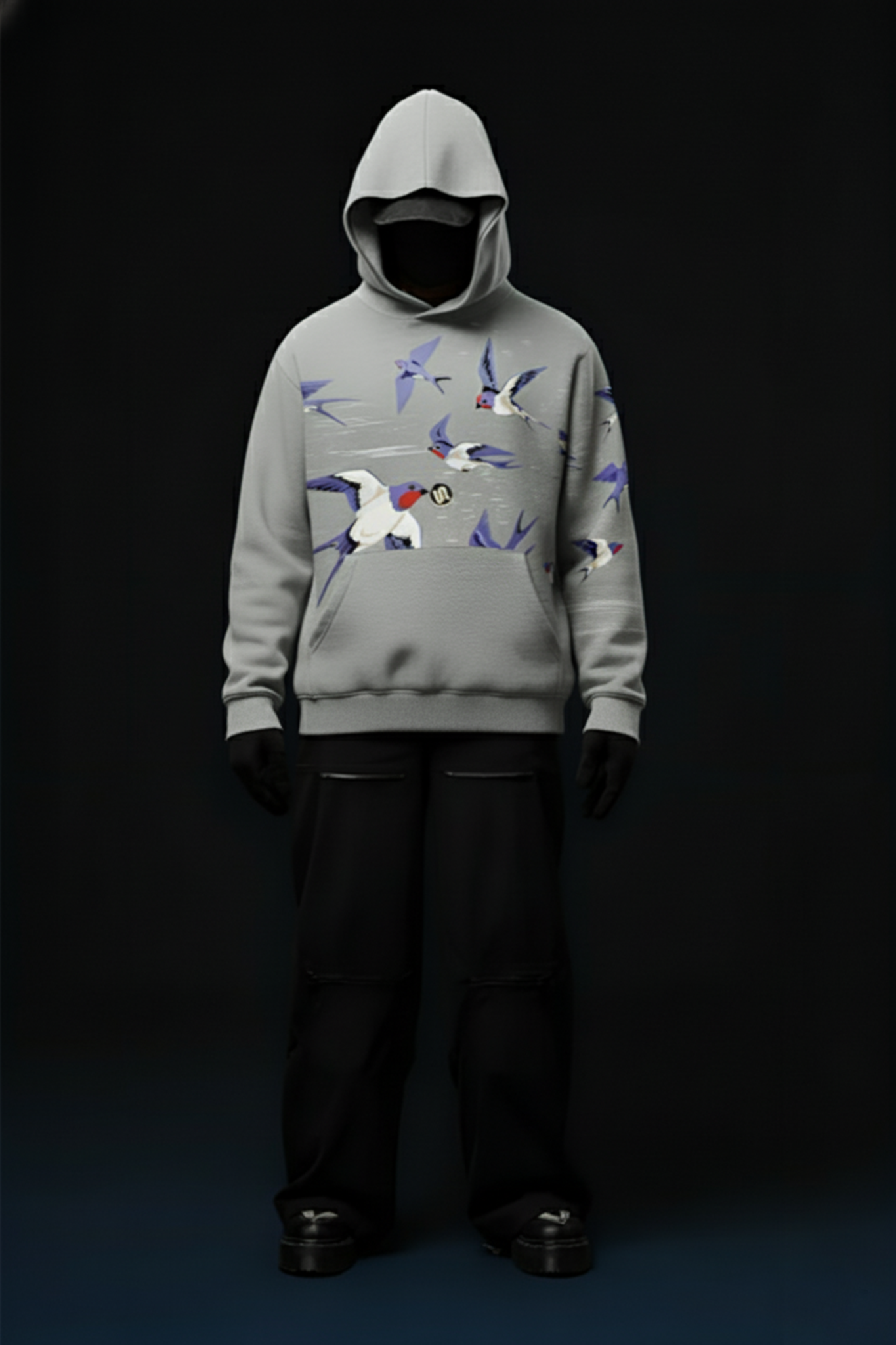 Sullitt RISE ABOVE GREYWINGS HOODIE
