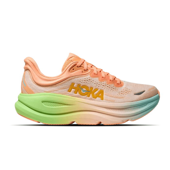Hoka Bondi 9 Frost Pale Tangerine