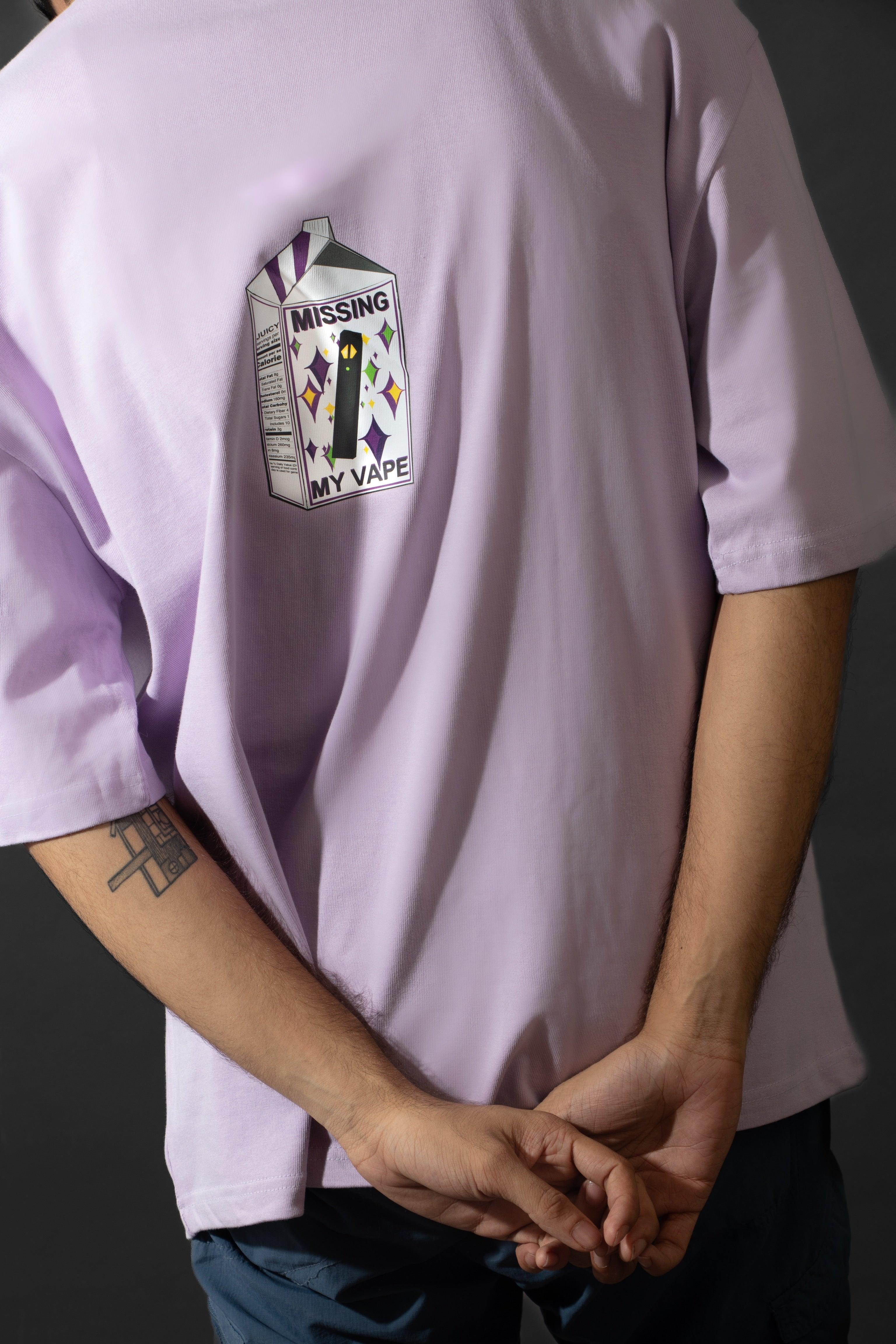 Milk Carton - Missing Vape Oversized Fit