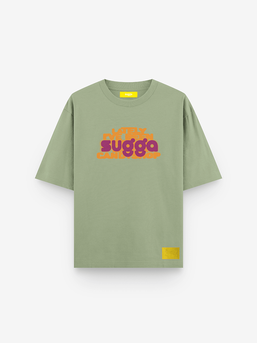 Sugga Candy Shop - Sage Green Oversized Fit
