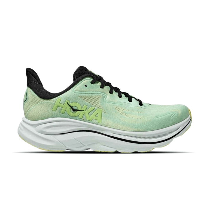 Hoka Clifton 10 Mint Fluorite Luna Moth