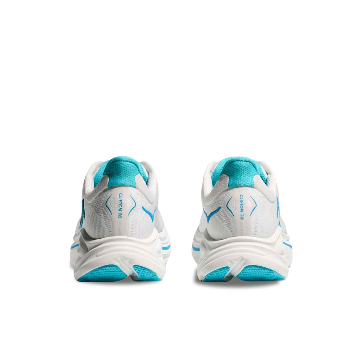 Hoka Clifton 10 White Skyward Blue