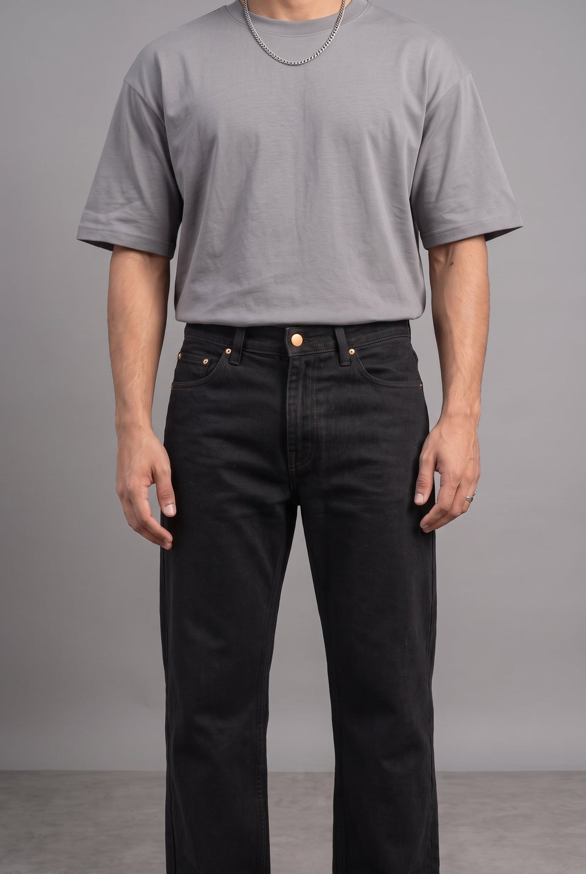 CLASSIC BLACK DENIM MEN'S JEANS