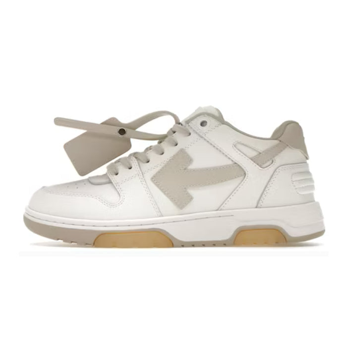 OFF-WHITE Out Of Office OOO Low Tops
White Beige