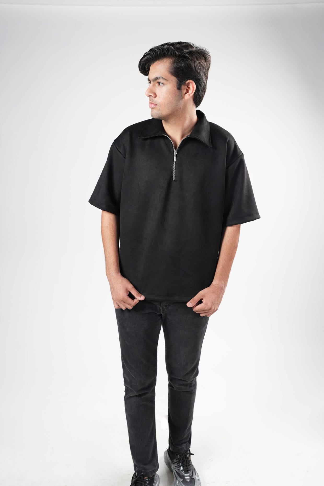 SUEDE SPINAL POLO