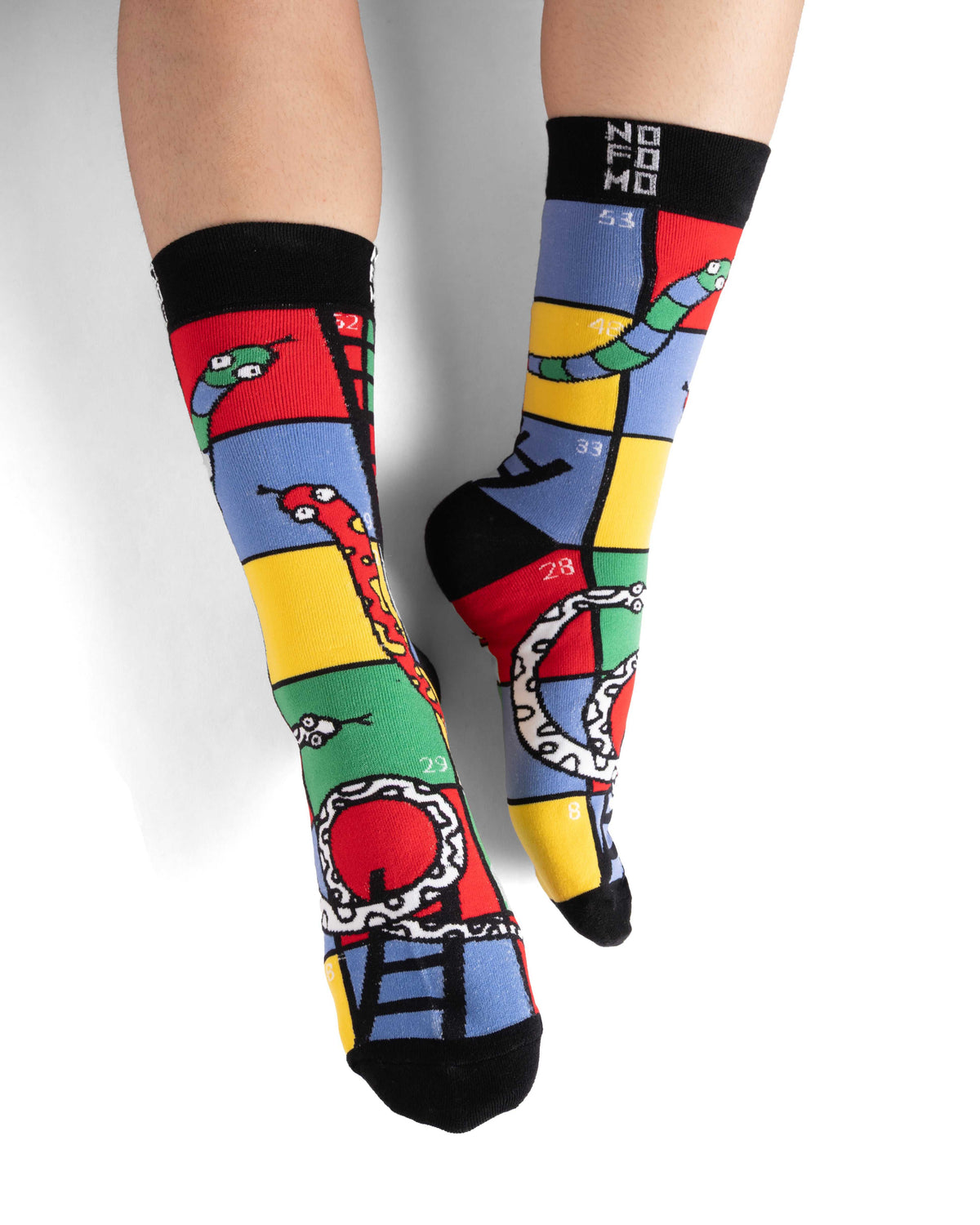 Snakes & Ladders - Crew Length Socks