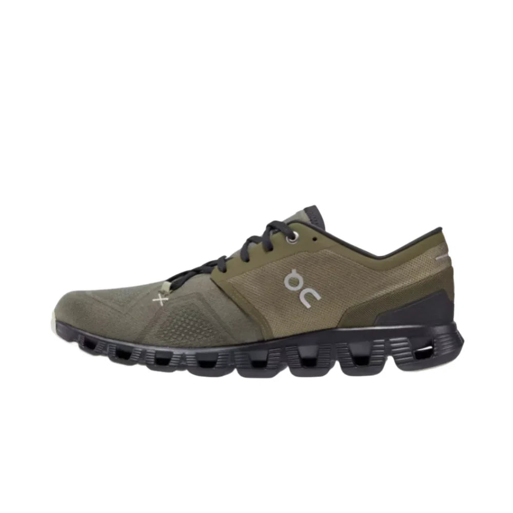 On Running Cloud X 3 Olive Reseda Available at Pick your kiicks.