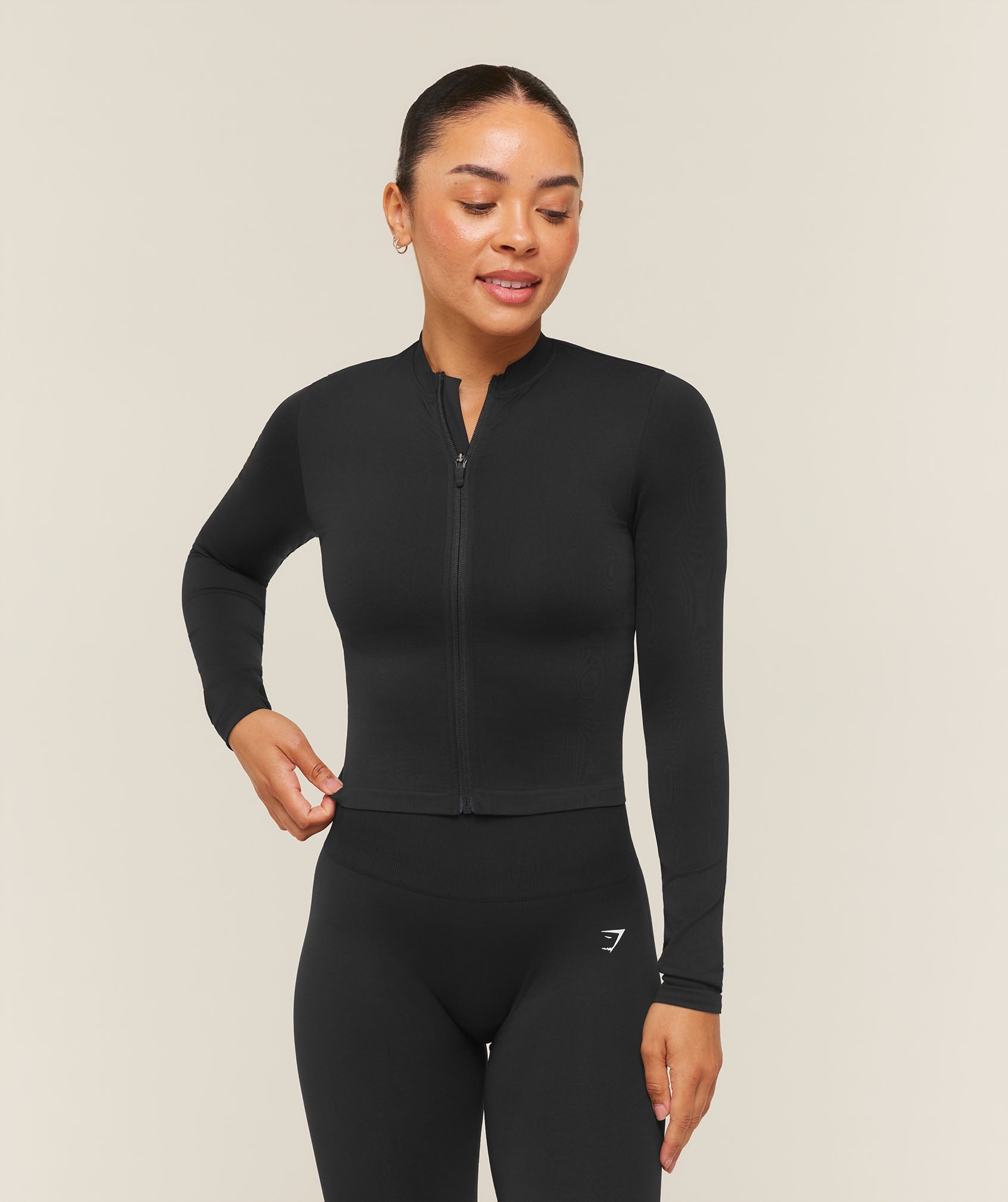 Everyday Seamless Zip Tracktop