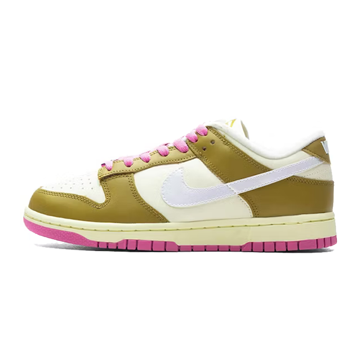 Nike Dunk Low SE Just Do it Bronzine Pink (W) Available at Pick your kiicks.