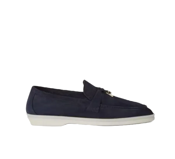 Loro Piana Charms Walk Lofer Argo Blue Melange