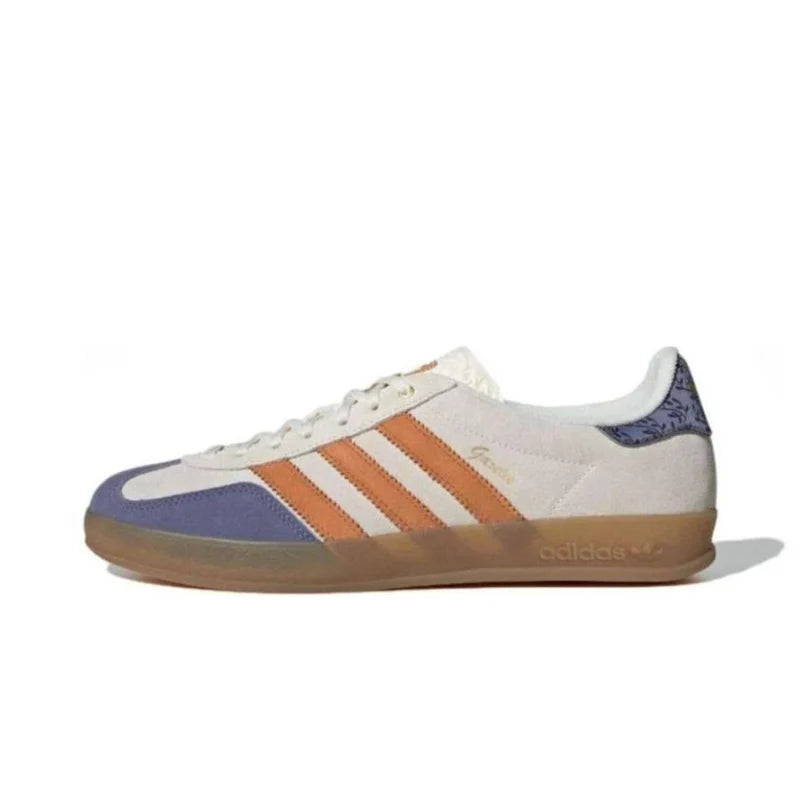 Adidas Gazelle Indoor Cream White Blue Orange