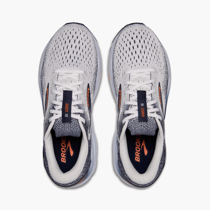 Brooks Running Ghost 16 White/Peacoat/Orange