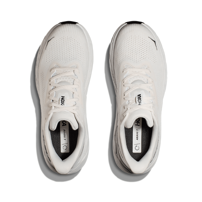 Hoka Arahi 7 Blanc de Blanc Steel Wool