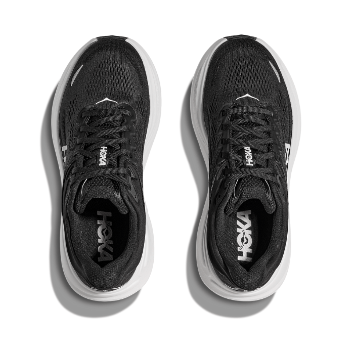 Hoka Bondi 9 Black White