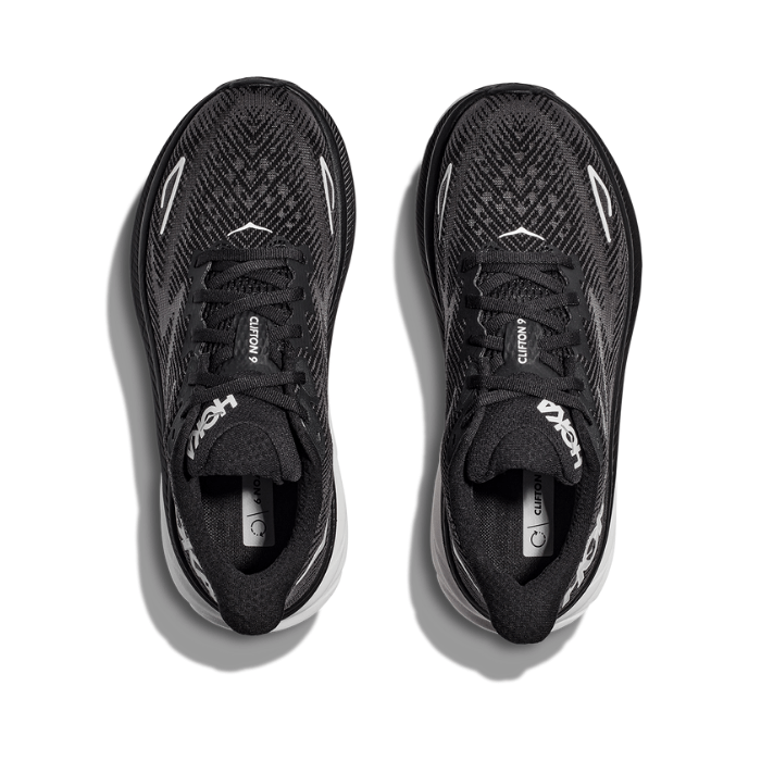 Hoka Clifton 9 Black White