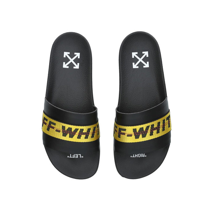 OFF-WHITE Industrial Belt Slides Black Yellow