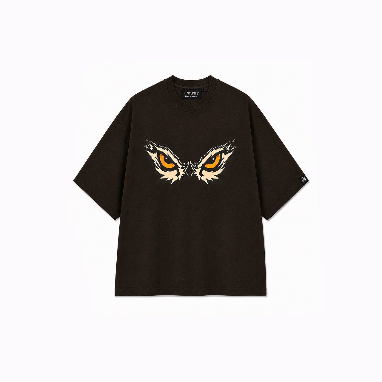 EAGLE EYE BROWN MEN’S OVERSIZED T-SHIRT